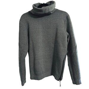 Nike Womens‎ Tech Fleece Sweater Pullover Sweatshirt Side Zip Gray Size Large S